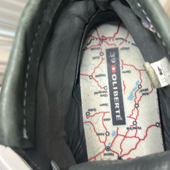 OLIBERTE Green Suede Hirari Moccasins Booties Made In Africa Women’s Size 39 - Picture 10 of 17